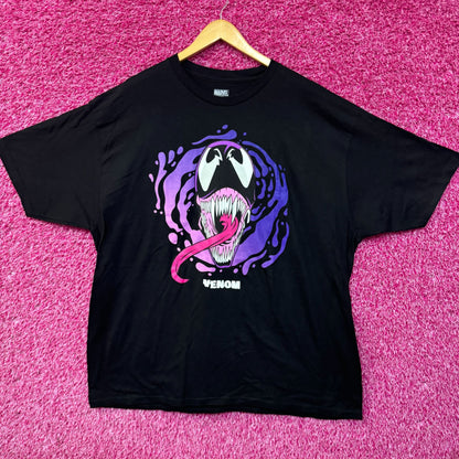 Venom Face ombre swirl T-shirt size 3XL