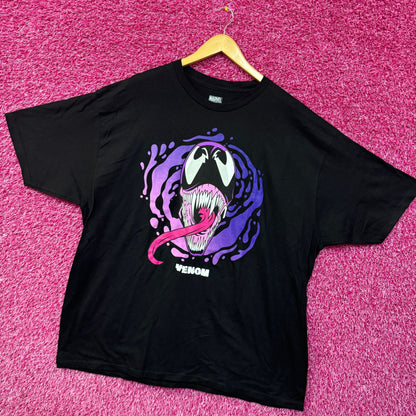 Venom Face ombre swirl T-shirt size 3XL