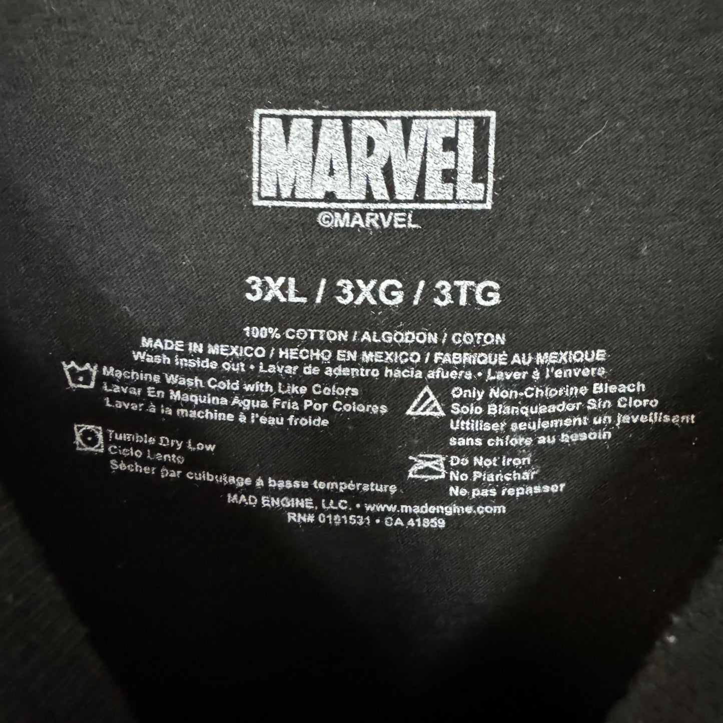 Venom Face ombre swirl T-shirt size 3XL