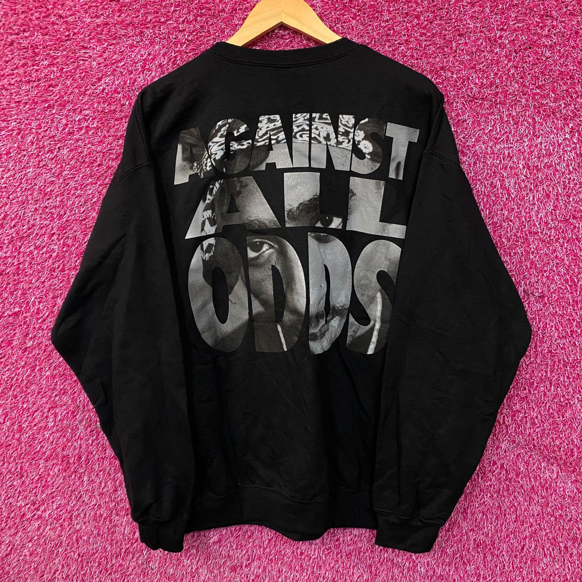 2Pac "Against All Odds" Graphic Crewneck Sweatshirt Large