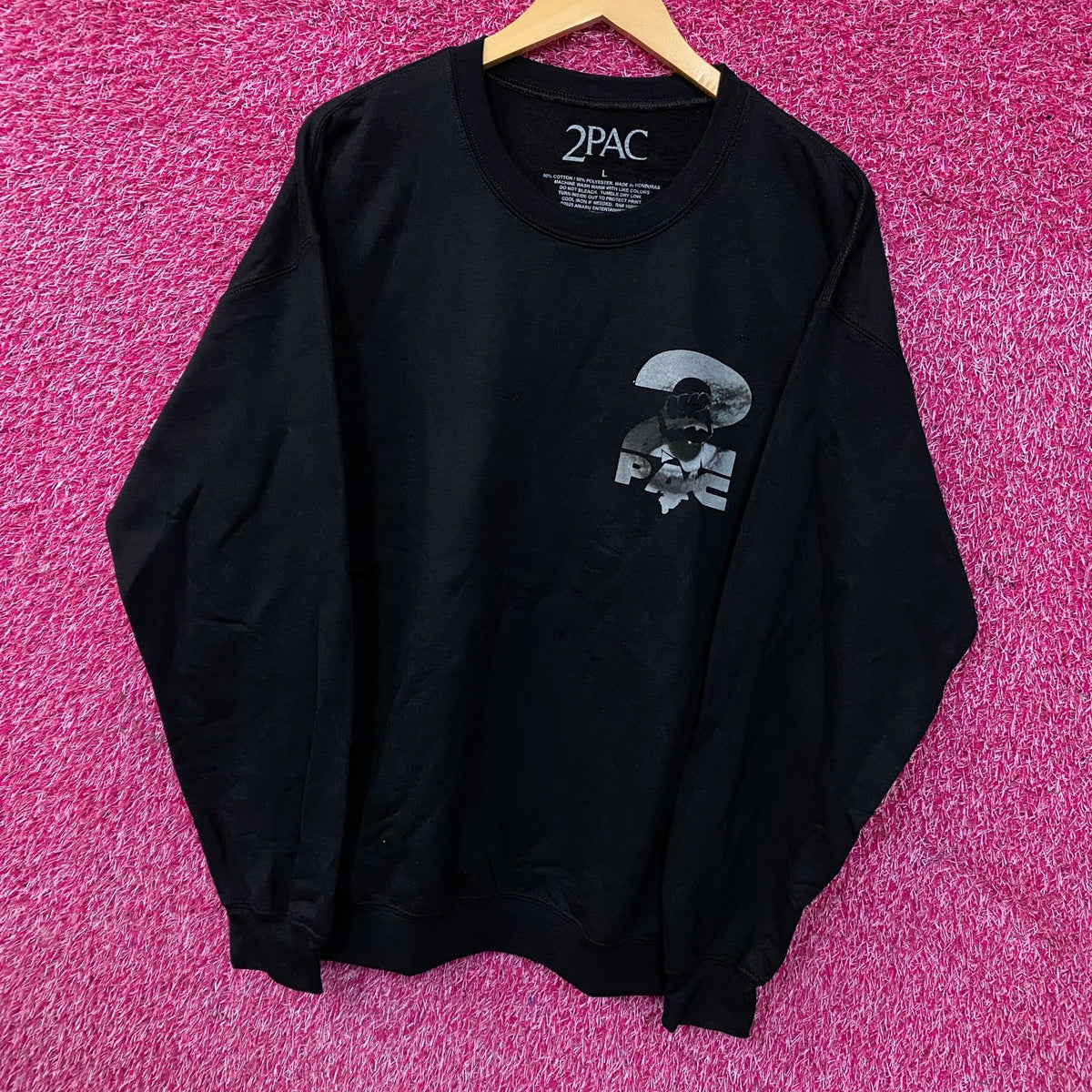2Pac "Against All Odds" Graphic Crewneck Sweatshirt Large
