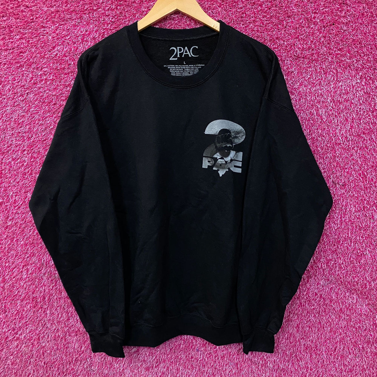 2Pac "Against All Odds" Graphic Crewneck Sweatshirt Large