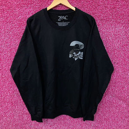2Pac "Against All Odds" Graphic Crewneck Sweatshirt Large
