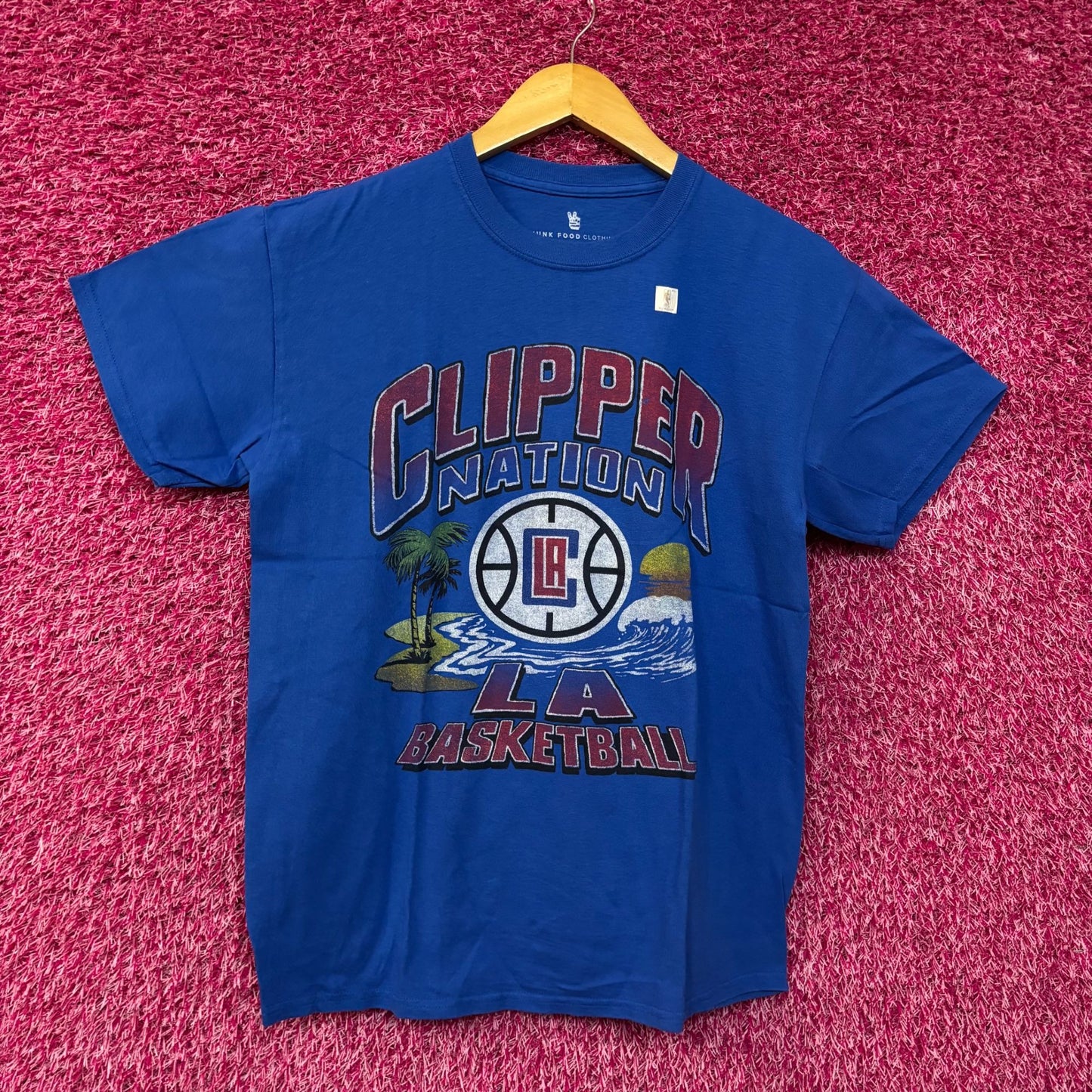 NBA LA Clippers Blue Clipper Nation Tshirt size Small