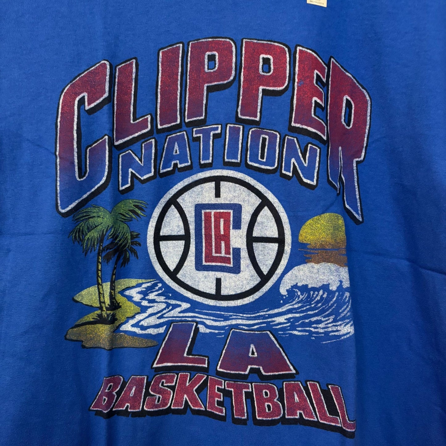 NBA LA Clippers Blue Clipper Nation Tshirt size Small