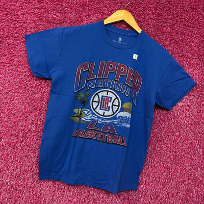 NBA LA Clippers Blue Clipper Nation Tshirt size Small