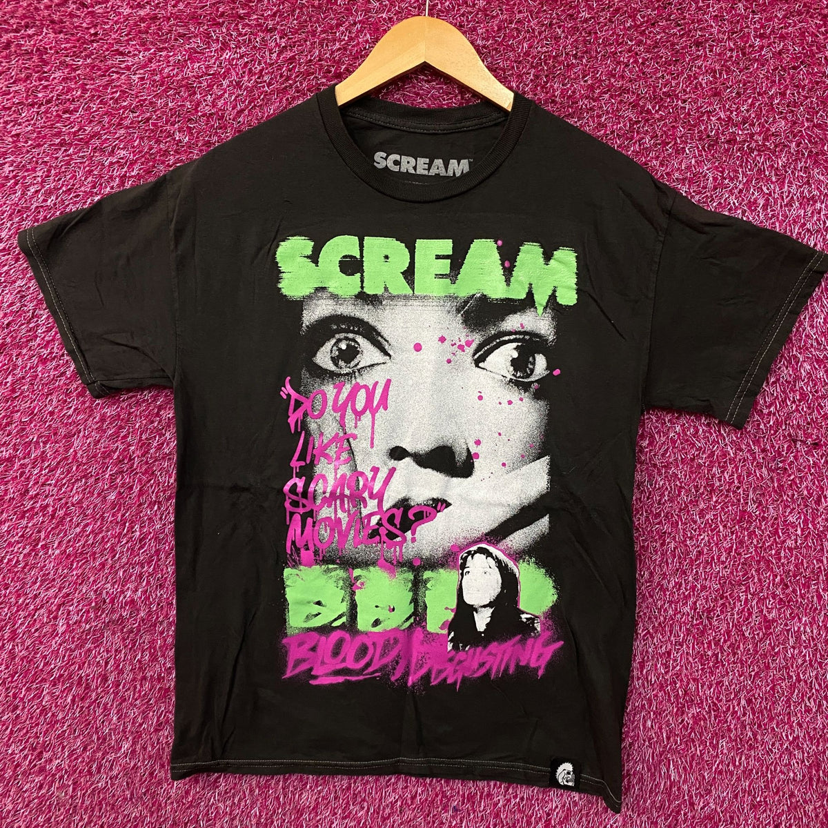 Scream x Bloody Disgusting Scary Movies Scream T-Shirt Medium