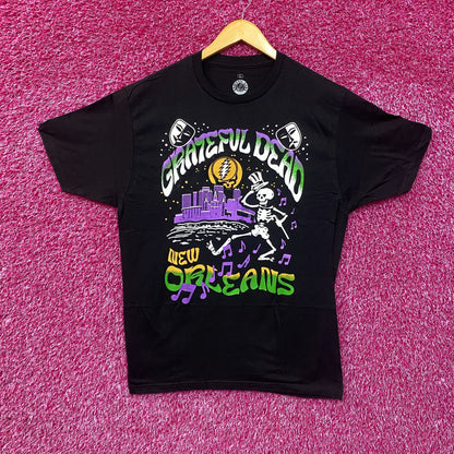 Grateful Dead New Orleans Black T-Shirt Large