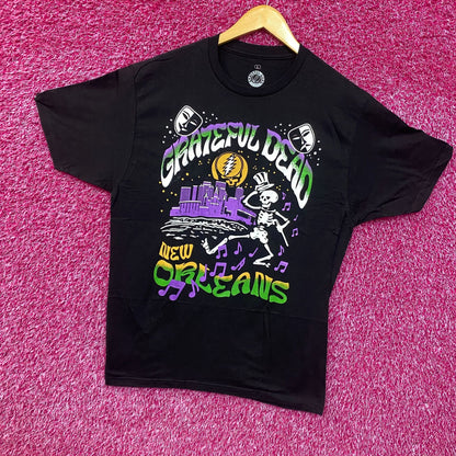 Grateful Dead New Orleans Black T-Shirt Large