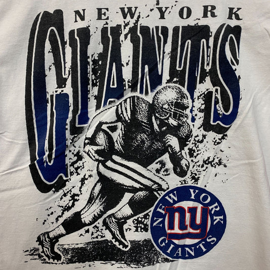 Junk Food Clothing NFL New York Giants Rushing Flea Market T-Shirt Small