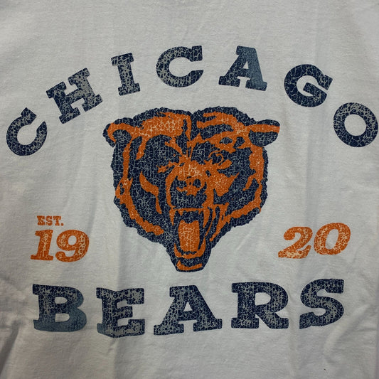 Junk Food Clothing Chicago Bears Faded Vintage Style T-Shirt Small