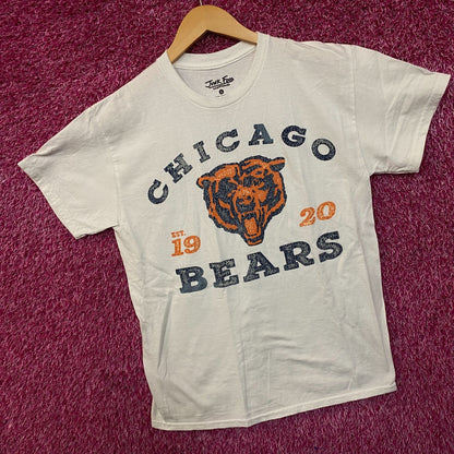 Junk Food Clothing Chicago Bears Faded Vintage Style T-Shirt Small