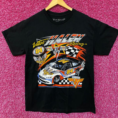 Van Halen Nascar Racing Car Graphic Design T-Shirt Medium