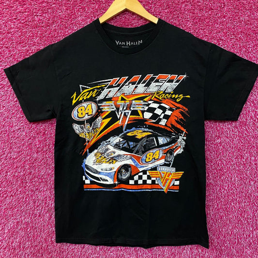 Van Halen Nascar Racing Car Graphic Design T-Shirt Medium