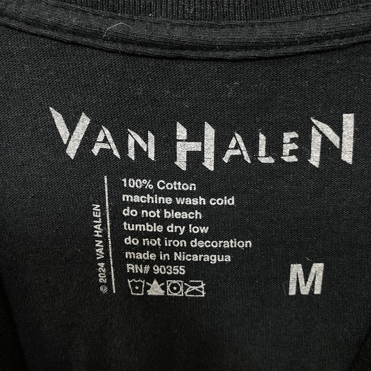 Van Halen Nascar Racing Car Graphic Design T-Shirt Medium