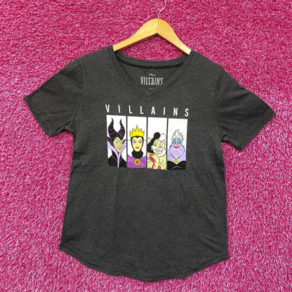 Disney Women Villains Graphic Design T-Shirt M