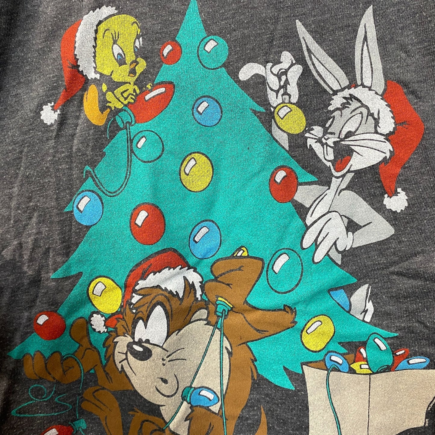 Warner Bros Looney Tunes Christmas Crewneck Sweater XS