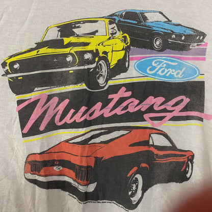 Ford Mustangs Short Sleeve Graphic Women's Tissue T-Shirt Large