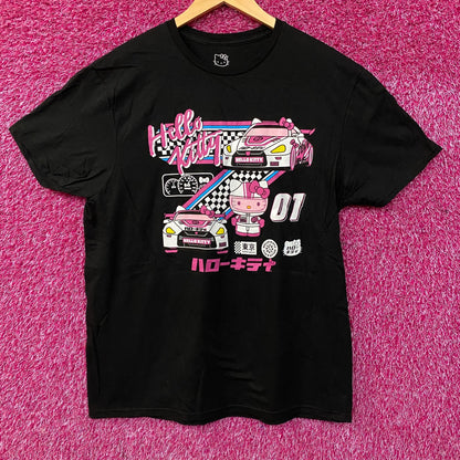 Sanrio Hello Kitty Racing Tokyo Speed Cute Graphic T-Shirt Large
