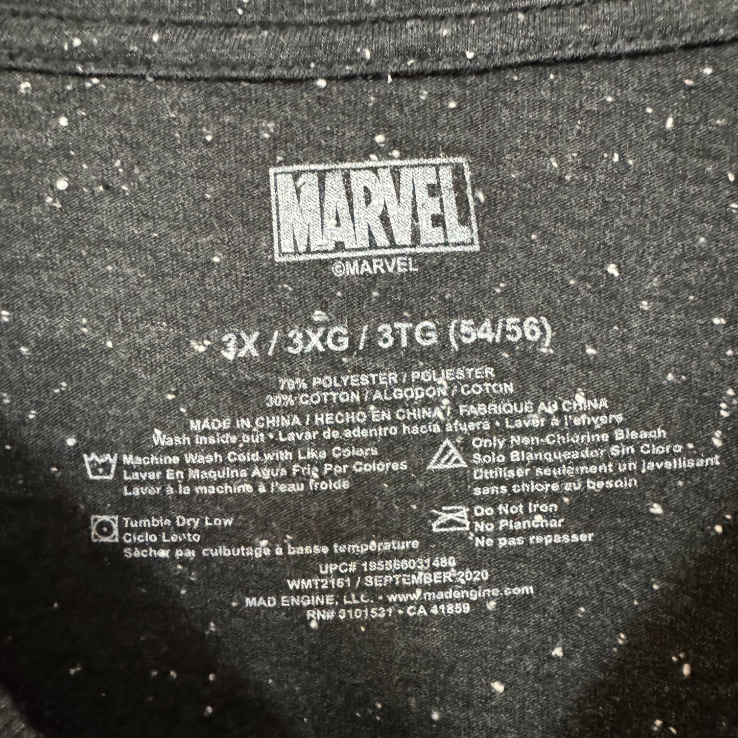 Black Panther Movie Promo T-shirt size 3XL