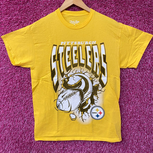 Junk Food Clothing Pittsburgh Steelers Breakthrough T-Shirt Small