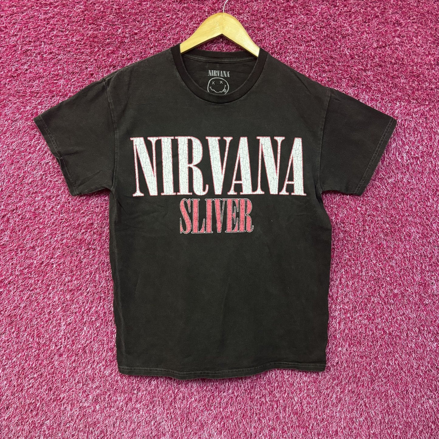 Nirvana Silver Washes Cotton T-Shirt Small