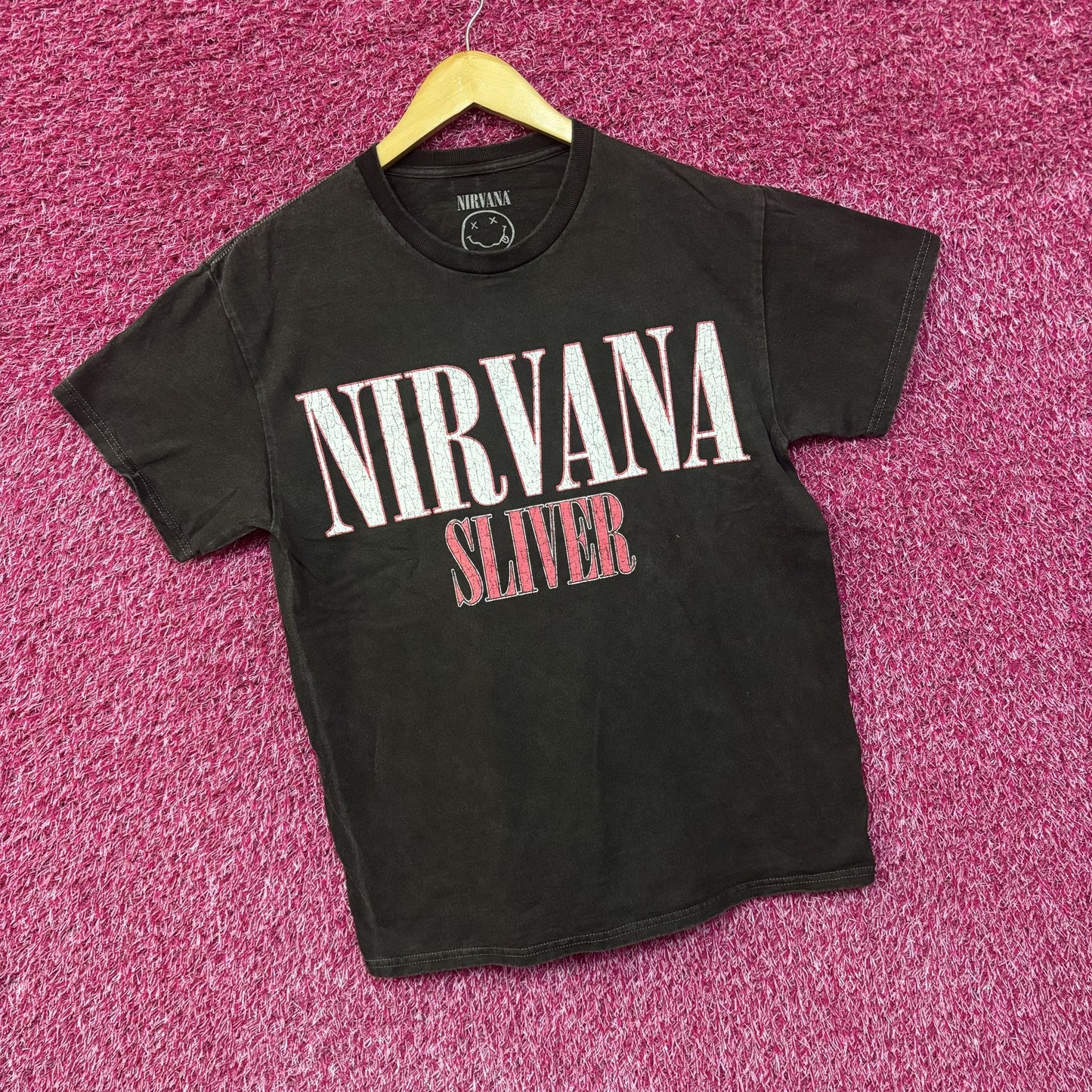 Nirvana Silver Washes Cotton T-Shirt Small
