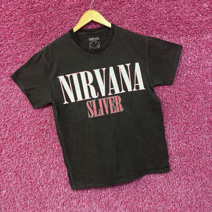 Nirvana Silver Washes Cotton T-Shirt Small