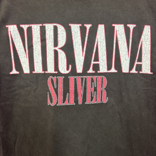 Nirvana Silver Washes Cotton T-Shirt Small