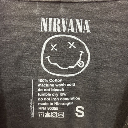 Nirvana Silver Washes Cotton T-Shirt Small