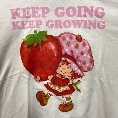 Strawberry Short Cake Keep Going Keep Growing Cute T-Shirt XL