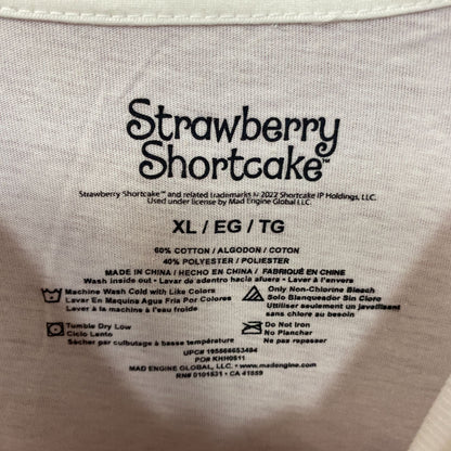 Strawberry Short Cake Keep Going Keep Growing Cute T-Shirt XL