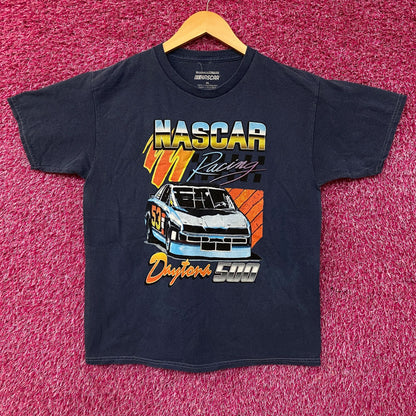 Aeropostale NASCAR Daytona 500 Vintage-Style Race Car Graphic Kids T-Shirt XL