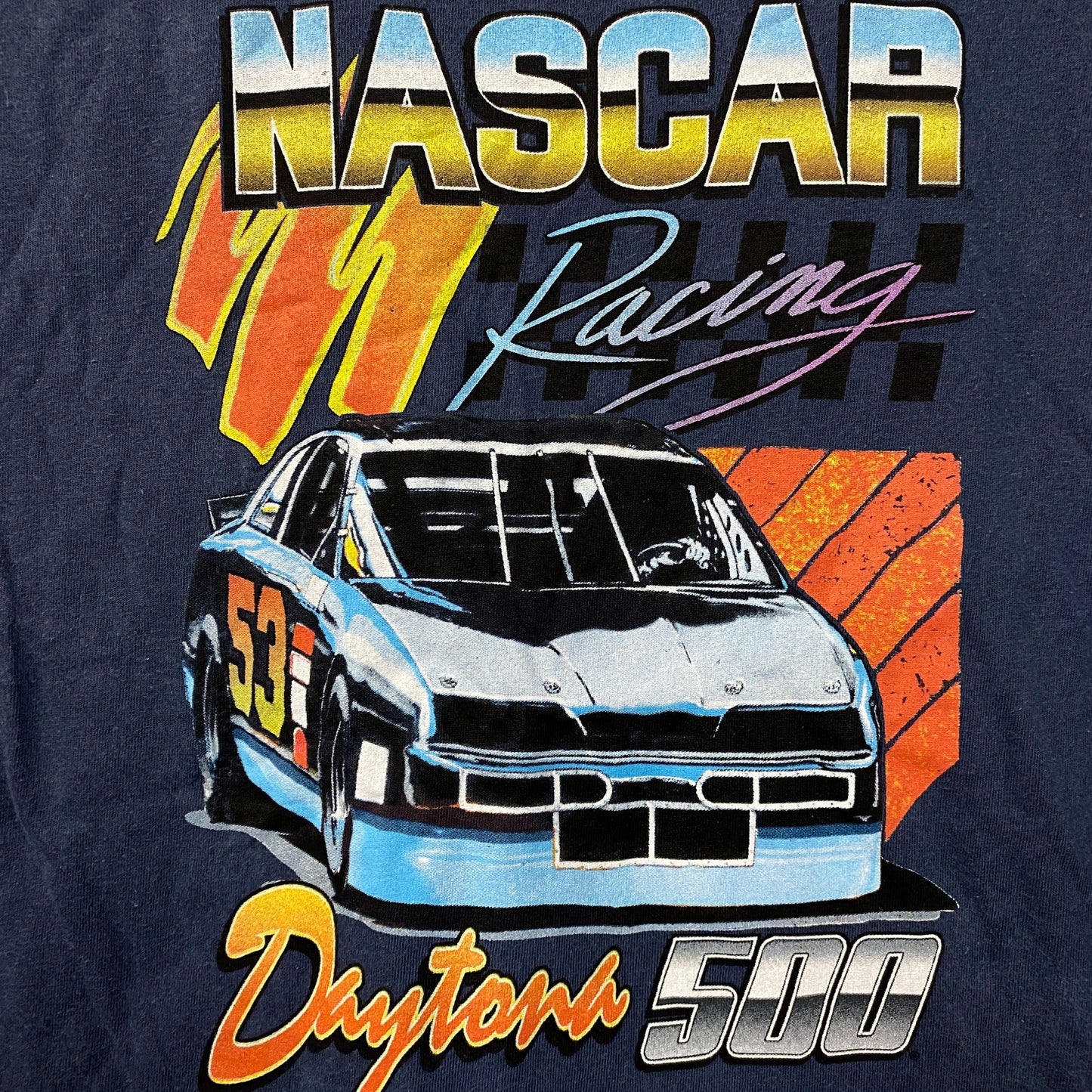 Aeropostale NASCAR Daytona 500 Vintage-Style Race Car Graphic Kids T-Shirt XL