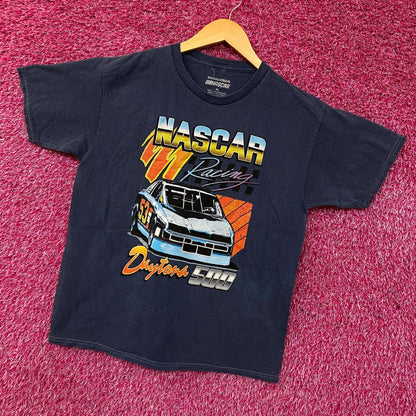 Aeropostale NASCAR Daytona 500 Vintage-Style Race Car Graphic Kids T-Shirt XL