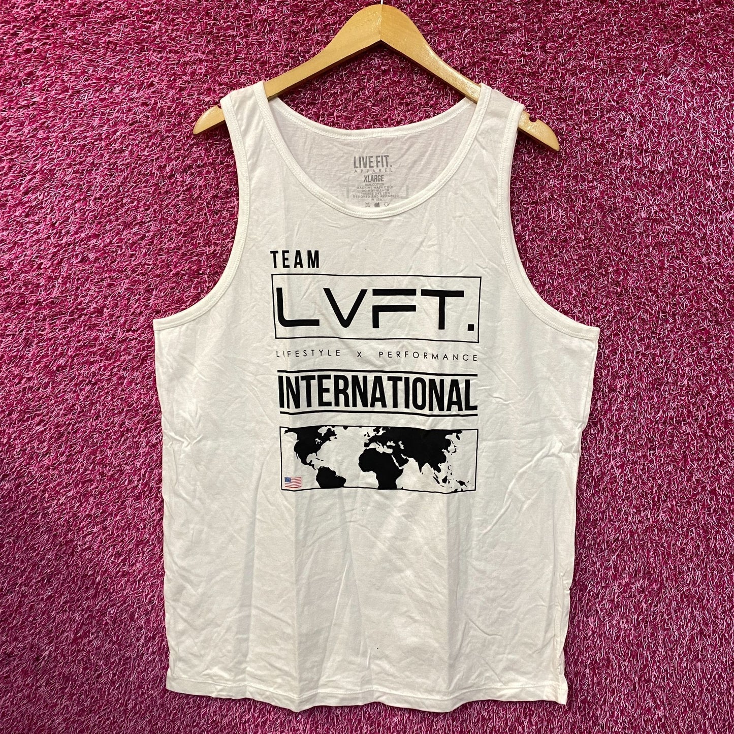 Live Fit Apparel International Tank Top XL