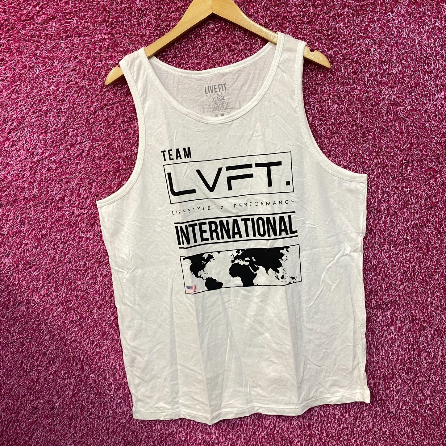 Live Fit Apparel International Tank Top XL