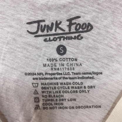 Junk Food Clothing New York Jets Long Sleeve Crop Tee Small