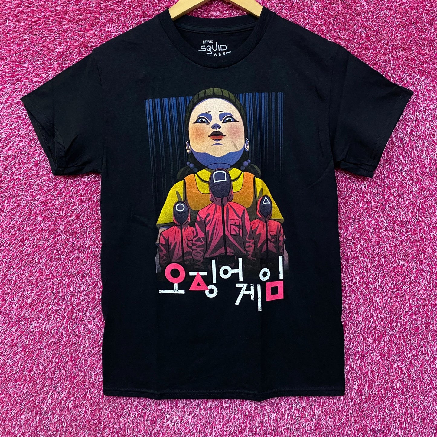 Squid Game Red Light Green Light Game Doll Netflix Series Tee SM