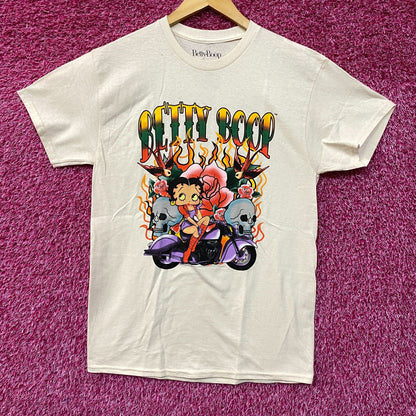 Betty Boop Motorcycle Vintage style T-Shirt Medium