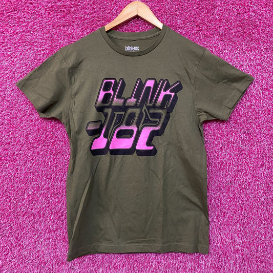 Blink-182 Pink Gradient Logo T-Shirt Medium