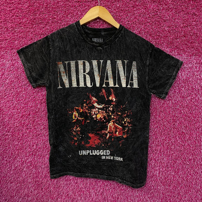 Nirvana Unplugged in New York Recording Grunge Band Tee S