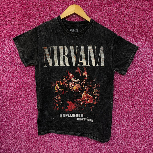 Nirvana Unplugged in New York Recording Grunge Band Tee S