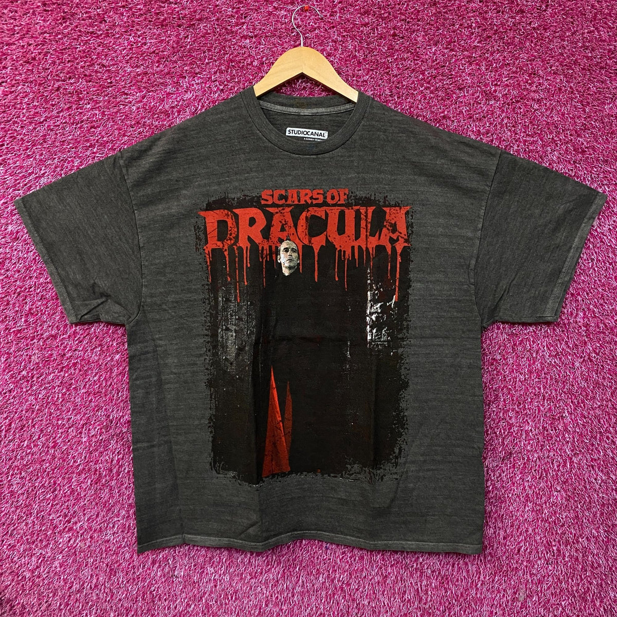 Scars of Dracula Classic 1970 Horror Film Graphic T-Shirt XL