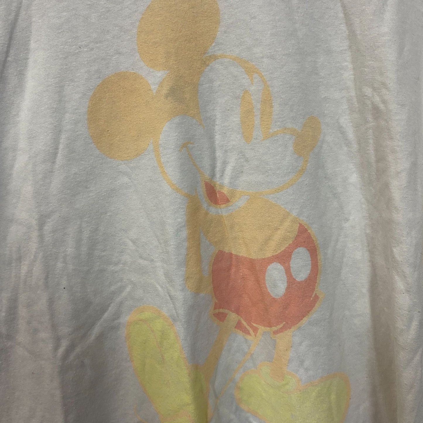 Junk Food Clothing Disney Mickey Mouse Faded Original T-Shirt 2XL