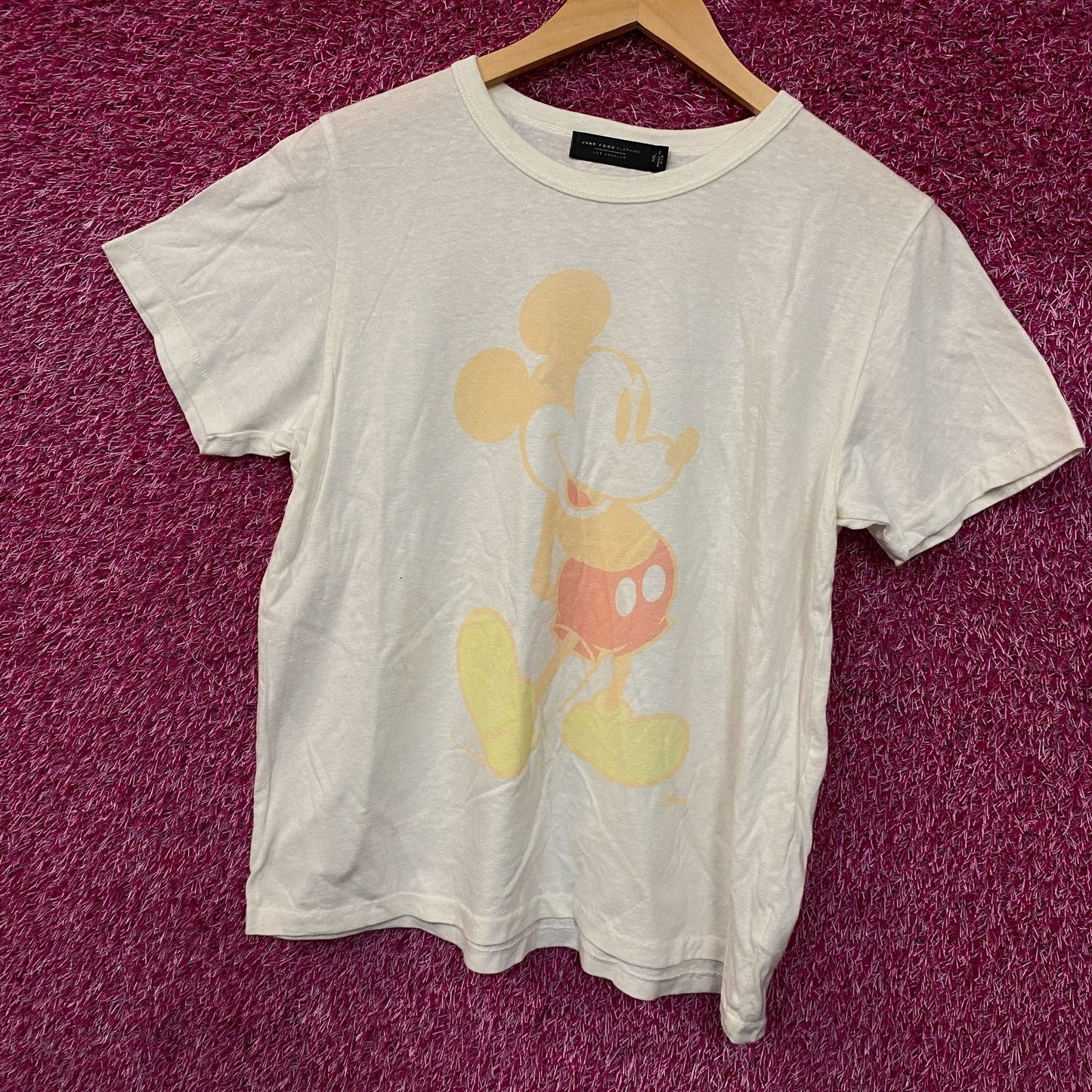 Junk Food Clothing Disney Mickey Mouse Faded Original T-Shirt 2XL