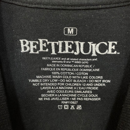 Beetlejuice Tombstone Scene Classic Movie T-Shirt Medium