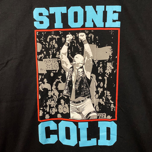 WWE Stone Cold Steve Austen Vintage-Style Punk T-Shirt Large