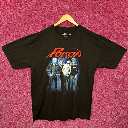 Poison Power to the People Poster Heavy Metal Band Tee XL