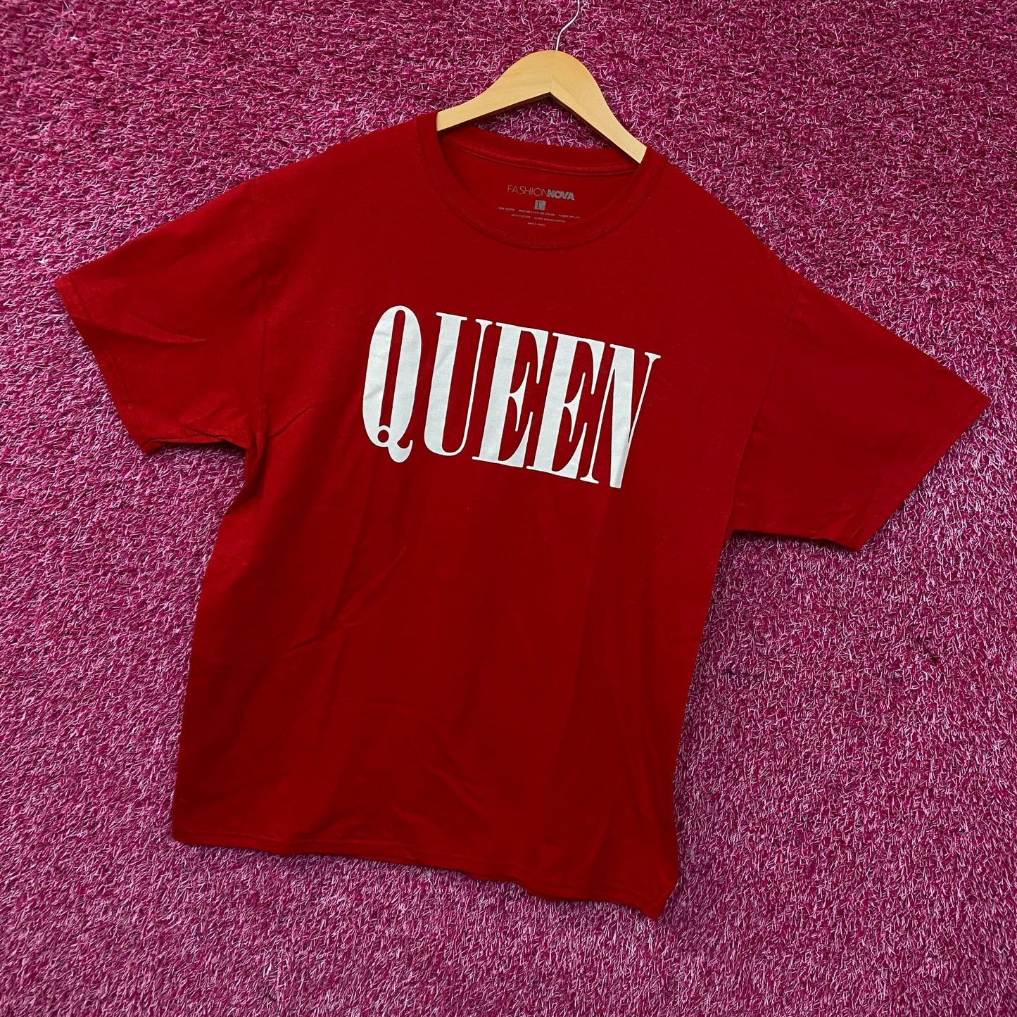 Fashion Nova A King's Queen T-Shirt Large